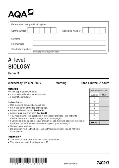 AQA GCSE Biology Paper 1 Comprehensive Revision Notes - Studocu 
