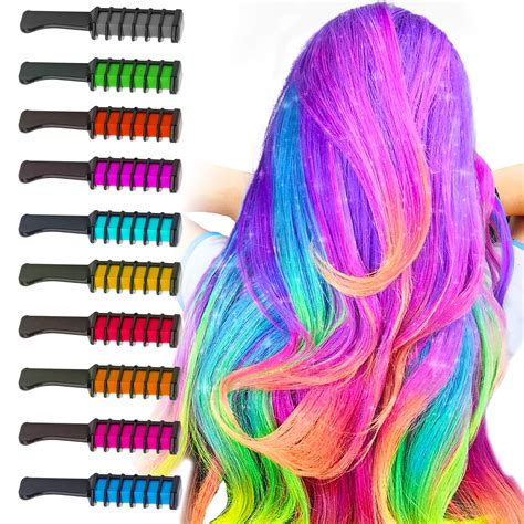 Buy Blue Squid Hair Chalk For Girls 16pcs Fun Temporary Hair Colour