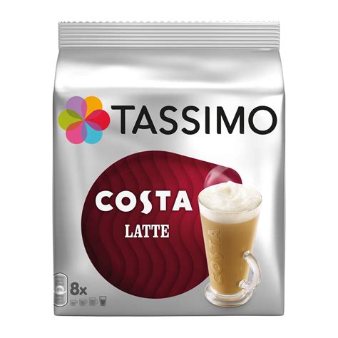 Costa Tassimo Latte Coffee Pods 40 Servings Costco Uk