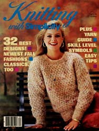 Ravelry Knitting With Simplicity Fall 1986 Patterns