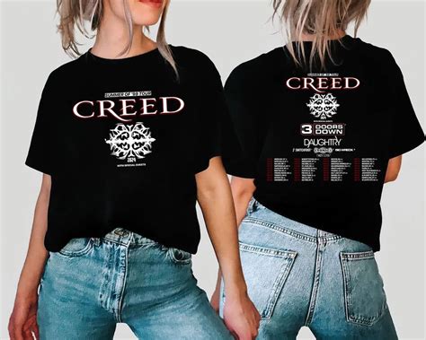 Creed 2024 Tour Summer Of 99 Tour Shirt Creed Band Fan Shirt Creed