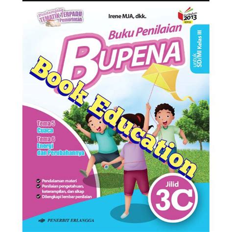 Jual BUKU BUPENA 3C K13 REVISI BUKU ERLANGGA BUKU SD MI KELAS 3