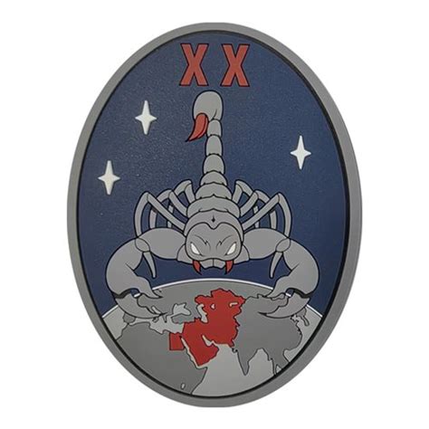 Ussf Scorpion Xx Pvc Patch United States Space Force Patches