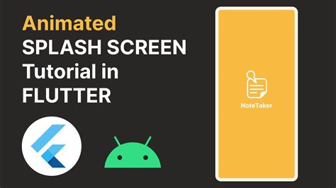 Flutter Animated Splash Screen Flutter Tutorial Youtube