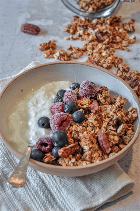 Granola à la cannelle et aux noix de pécan La Nutritude