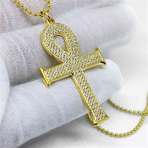 Diamond Ankh Cross Bijoux By Danielle Holmes