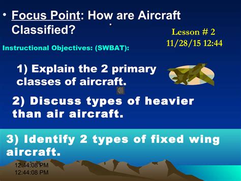 Aircraft Classifications Ppt