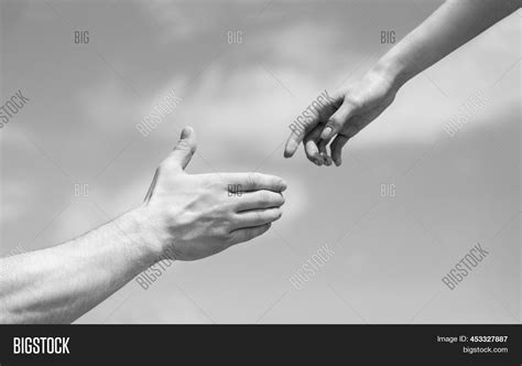 Giving Helping Hand Image Photo Free Trial Bigstock