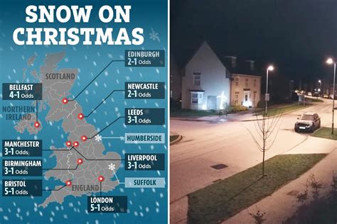 UK snow forecast – Map shows which areas are having a white Christmas ...