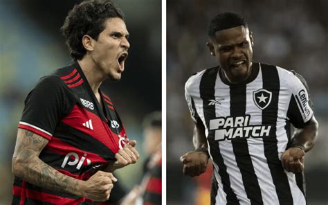 Flamengo x Botafogo Pedro e Júnior Santos fazem duelo de artilheiros