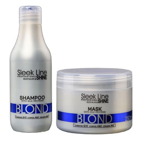 STAPIZ Sleek Line Blond Zestaw MINI Szampon Maska 9927418588 Allegro Pl