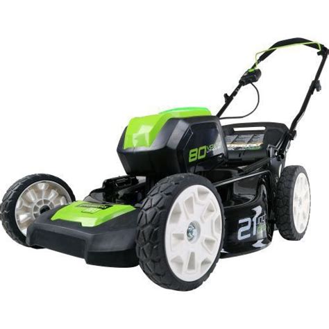 Greenworks Pro 80V 21 Brushless Cordless Lawn Mower 4 0Ah Battery And