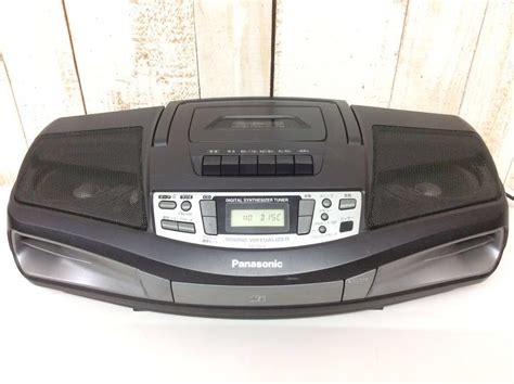 Panasonic Rx Ds18 Cdラジカセ Digital Synthesizer Tuner Sound Virtualizer 品 実働品 み 昭和レトロ 当時物 ラジカセ