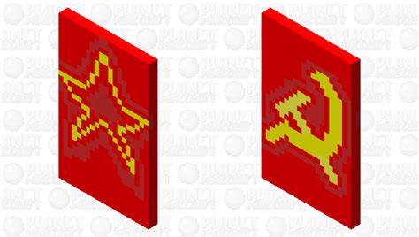 Updated Soviet Flag Minecraft Mob Skin