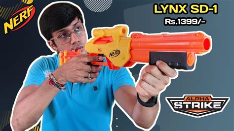 REVIEW Nerf Alpha Strike Lynx SD 1 Unboxing Review Firing Test