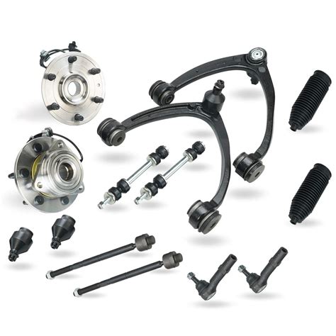 Detroit Axle 4wd Front 14pc Suspension Kit For Silverado Sierra Yukon Xl Suburban 1500 Tahoe