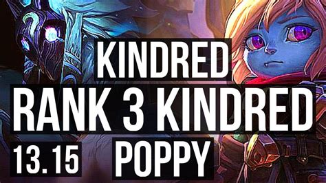 KINDRED Vs POPPY JNG Rank 3 Kindred 6 Solo Kills Rank 10