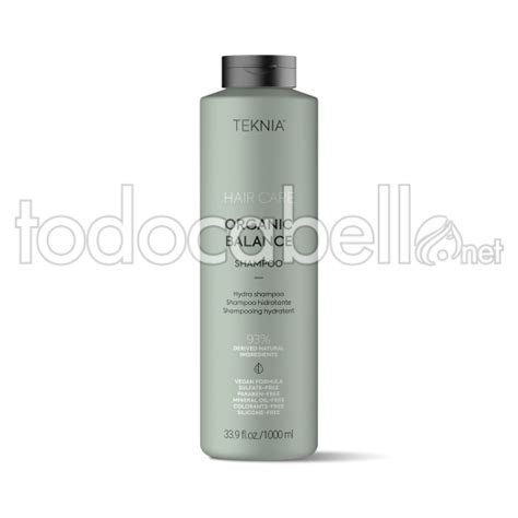 Lakme Teknia Organic Balance Champú 1000ml Todocabello net