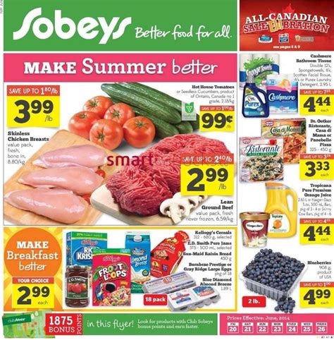 Sobeys On Flyer June To