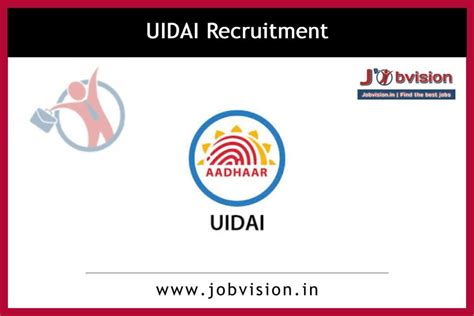 Uidai Recruitment 2022 26 Vacancies For Section Officer Deputy Director