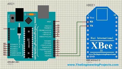 XBee Arduino Interfacing The Engineering Projects