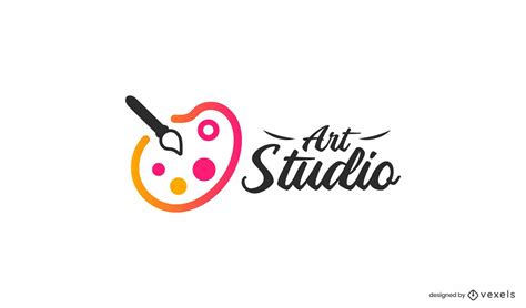 Descarga Vector De Plantilla De Logotipo De Estudio De Arte