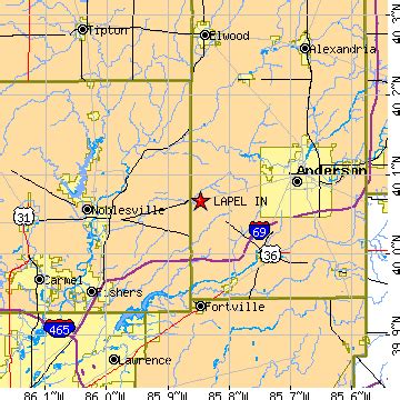 Lapel, Indiana (IN) ~ population data, races, housing & economy