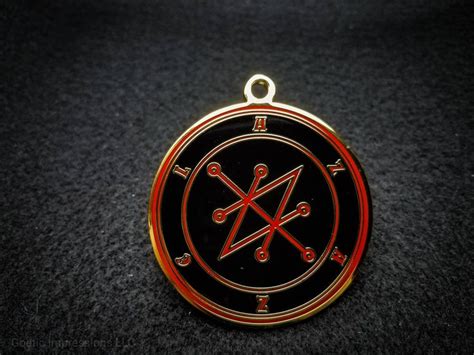 Azazel Sigil Pendant Satanic Ritual Medallion | Etsy