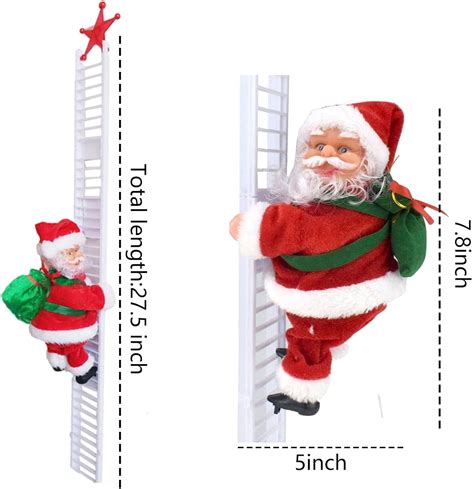 Escalera eléctrica de Santa Claus para subir y bajar en escalera con