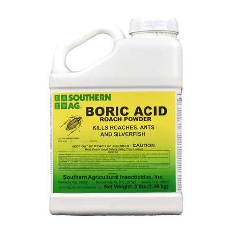 Boric Acid Roach Powder - Southern Agricultural Insecticides, Inc.