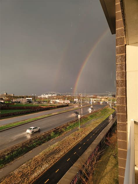 Beautiful rainbow after hail : r/Winnipeg