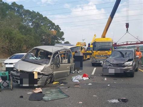 台電輸電線工程纜線掉落國3 釀多車追撞1死3傷