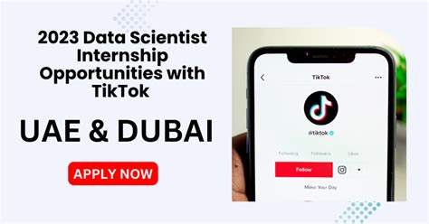 TikTok Data Scientist Internship Opportunities In Dubai 2023 Apply