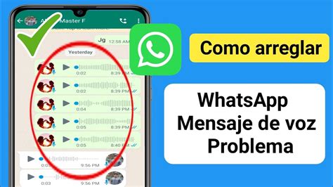 Cómo Solucionar Problemas De Mensajes De Voz De Whatsapp Nuevo 2024 Mensaje De Voz De