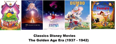 Classics Disney The Golden Era 1937 1942 By Ronsonic On Deviantart Fantasia Disney