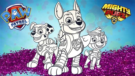 Paw Patrol Mighty Pups Skye Coloring Pages Warehouse Of Ideas