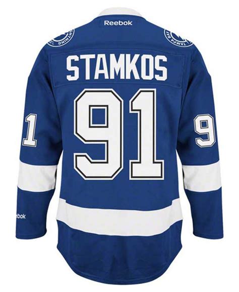 Reebok Mens Steven Stamkos Tampa Bay Lightning Premier Jersey In White