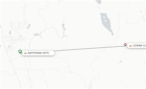 Direct Non Stop Flights From Naypyidaw To Loikaw Schedules