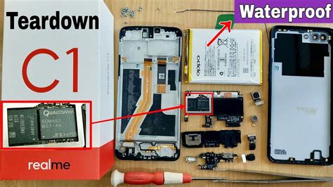 Realme C1 Teardown And Disassemble How To Replace Battery Realme C1