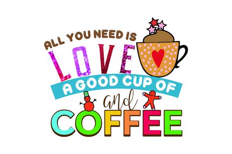 Christmas Coffee Quote Sublimation Graphic By Riya Design Shop