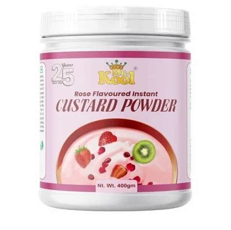 Pink Vanilla Mr Kool Strawberry Custard Powder For Bakery Pack Type