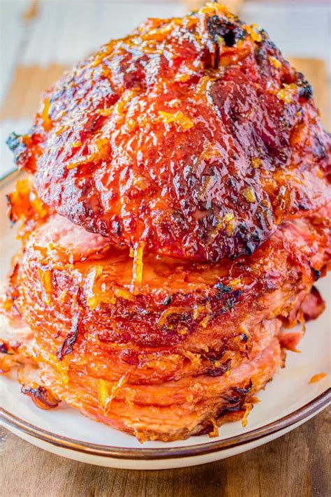 Orange Honey Glazed Ham Recipe The Cookie Rookie