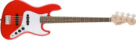 Squier Affinity Series Jazz Bass Laurel Fingerboard Race Red