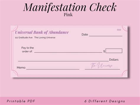 Money Manifestation Checks Abundance Check Vision Board Check