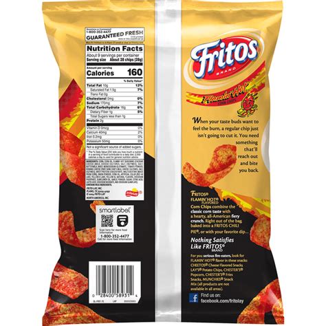 Fritos Flamin Hot Corn Chips 9 25 Oz Instacart