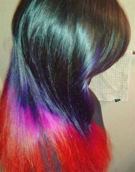 Purple Ombre Pink Ombre Done By Tara At Salon Cartier Hair Salon In