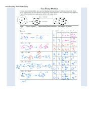 Ionic Bonding Worksheet