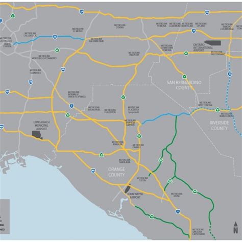 Los Angeles Toll Roads Map - Map Of Los Angeles Toll Roads - California ...