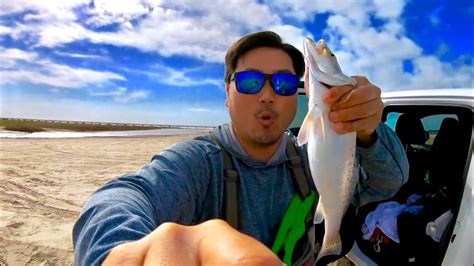 Where To Wade Fish For Speckled Trout San Luis Pass Galveston Drone