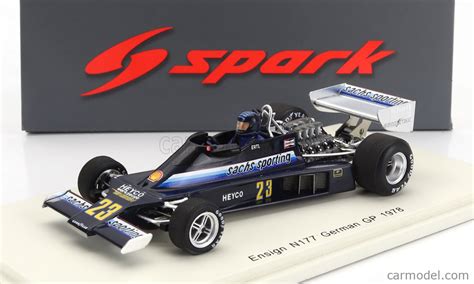 SPARK MODEL S4814 Scale 1 43 ENSIGN F1 N177 N 23 GERMAN GP 1978